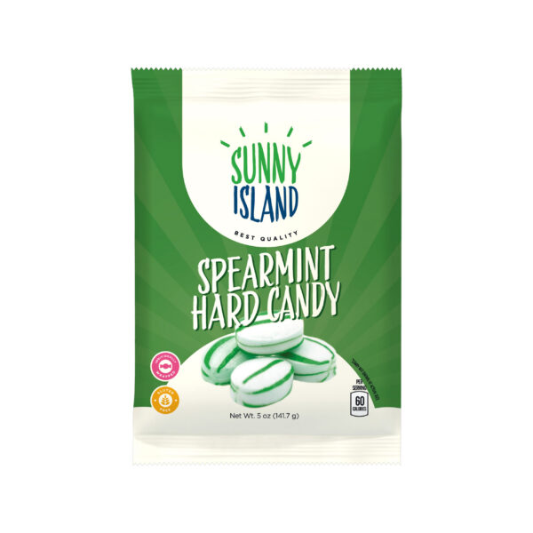 Spearmint Hard Candy, 5-Ounce Pack