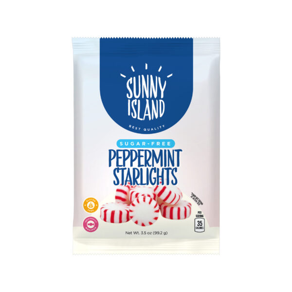 Sugar-Free Peppermint Starlights Hard Candy, 3.5-Ounce Pack